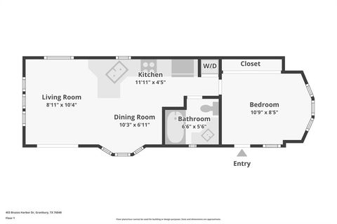 Tiny photo for 403 Brazos Harbor Drive, Granbury, TX 76048 (MLS # 21101712)