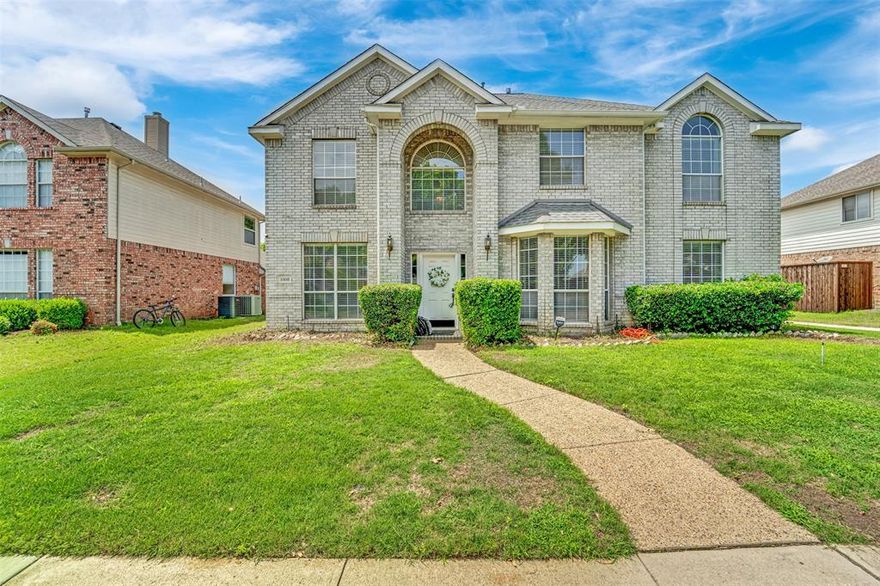Welcome to this beautifully maintained home in the established and highly sought-after Eldorado Heights community, zoned to acclaimed McKinney ISD and ideally located just minutes from Hwy 121 with convenient access to shopping, grocery stores, restaurants, movie theaters, fitness centers, parks, and entertainment. Residents enjoy a quiet neighborhood atmosphere with mature trees, community pool amenities, nearby walking trails and parks, and the convenience of being within walking distance to the elementary school and community pool.

Inside, the home offers a spacious and functional layout with soaring ceilings, abundant natural light, and multiple living and dining areas designed for both everyday living and entertaining. The updated kitchen features extensive white cabinetry, quartz countertops, a subway tile backsplash, stainless steel appliances, a center island with bar seating, a large stainless steel sink, a breakfast area, a massive walk-in pantry, and a convenient butler’s pantry. Recent improvements include HVAC systems replaced in 2017, appliances updated in 2020, flooring improvements completed in 2024, and a kitchen remodel with a new cooktop completed in 2025. The downstairs level includes formal living and dining spaces, a cozy family room with a fireplace, a half bath, and a private study with French doors, ideal for working from home. Upstairs features a spacious game room overlooking the main level, generously sized secondary bedrooms, and an oversized primary suite complete with vaulted ceilings, a sitting area, and an updated ensuite bath with dual vanities, a soaking tub, separate shower, and walk-in closet.

Step outside to enjoy a private backyard shaded by mature trees, featuring a covered patio, storage shed, and plenty of green space for relaxing, entertaining, or playing. Combining comfort, thoughtful updates, and an unbeatable location, this home presents a wonderful opportunity in one of McKinney’s most desirable neighborhoods.