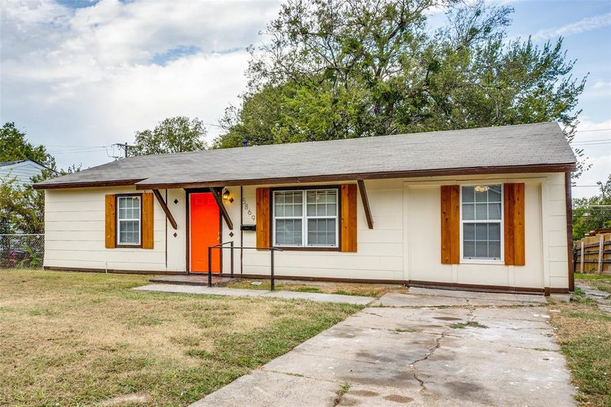 Freshly painted and ready for new owner. This home features an open floor plan with 4 bedrooms and 2 bathrooms across 1,396 square feet. The property was completely remodeled about four years ago with new windows, new roof, HVAC system, water heater, and appliances. The kitchen overlooks a large backyard, providing space for outdoor activities. The home sits on a 7,754 square foot lot and is ready for its new owner. Agent Owner. Buyer to verify schools and measurements.