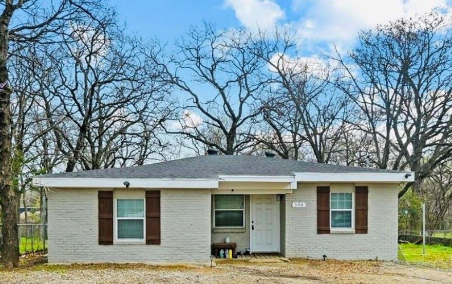Zero carpet! Welcome to this updated 3-bedroom, 1.5-bathroom single-story home in Kennedale. Built in 1955, this property offers a practical, move-in-ready layout suitable for a variety of buyers.

Step inside to an open-concept living and dining area featuring easy-to-maintain tile flooring that flows seamlessly throughout every room in the house. The space is comfortable, functional, and equipped with ceiling fans for everyday living.

The kitchen features updated dark cabinetry, standard modern appliances, and practical counter space for meal prep. Down the hall, you will find three straightforward bedrooms painted in neutral tones. The main bathroom has been updated to include a clean, fully tiled walk-in shower.

Conveniently located on N Dick Price Road, this home provides straightforward access to local Kennedale schools, parks, and major DFW highways for an easy commute. Whether you are a first-time homebuyer looking for an accessible property or an investor seeking a solid rental addition, this home presents a great, practical opportunity.

Schedule your private showing today!