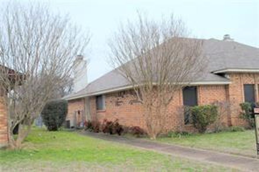 Great floor plan. Lots of closets. Living room has gas fireplace, wet bar with built in cabinets and sliding doors to patio with privacy fence.  Kitchen and breakfast area open from living.  Electric stove, dishwasher, lots of cabinets and nice refrigerator left by previous tenant.  Refrigerator appears to be good but owner will not repair it if needed. Washer dryer connections are as you go to garage.  Garage has storage area and opener.  Bedrooms all have walk in closets. Lots of ceiling fans. Carpet in bedrooms only. Unit colors gray and white.  Vinyl plank flooring in living areas. Tub shower in both baths.  2 hall closets.  Heat air about 5 years old. New 2-inch blinds being installed. Owner has yard mowed.  Requires 600 + credit, 3xrent for income, no smokers, no pets, no vouchers. Located across from Country view Golf course with walking trails and tennis courts in city park. About a mile to old Town Square Historic area. Located in West Main Elementary zone which has been recognized as a Blue Ribbon School.