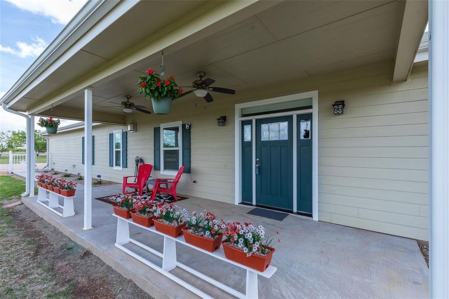 Discover a one of a kind multi dwelling property on approximately 34.81 acres in Abilene, Texas offering a unique mix of space, functionality, and everyday comfort. The main home features 3 bedrooms and 3.5 bathrooms with granite finishes, commercial grade LVT flooring, built in storage throughout, and solid core doors for added privacy. The kitchen is set up for both daily living and entertaining with under cabinet lighting, great island storage, and a whole house water filtration system with reverse osmosis and a tankless style water heating system designed to provide consistent hot water. Much of the home also features dimmable lighting so you can easily adjust the ambiance throughout. The primary suite offers a comfortable retreat with a reinforced safe room style closet and a spacious en suite bath with a jetted garden tub. The warehouse style shop, also known as the man mansion, offers an impressive approximately 50x110 combination of shop and living space with multiple potential bedrooms, full kitchen, laundry area, office, and two full bathrooms, giving you flexibility for guests, multi generational living, or workspace needs. The shop is equipped with a 10,000 lb vehicle lift, large overhead doors, RV hookups, and multiple HVAC systems. Outside you will find an automatic gated entrance, carport, livestock pens with water and electric, a duck pond, deer blind, fire pit, and native grasses with natural reseeding oats. The property has previously been used for livestock and is set up to continue that use, while also offering great recreational appeal with deer, dove, and quail throughout the property. Appliances including refrigerators, washers, and dryers can convey.
