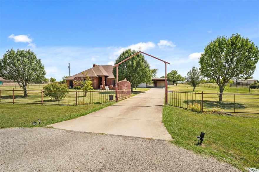 Experience the perfect balance of country charm and modern comfort at this beautifully updated 3-bedroom, 2-bath home on approximately 2 acres in peaceful Krum. From the moment you arrive, you’ll appreciate the fresh paint and thoughtful updates that make this home move-in ready. Inside, the master bath, kitchen, and guest bath have all been tastefully renovated, while the newer HVAC system and water heater give you peace of mind for years to come.

The living space flows effortlessly to not one, but two great outdoor retreats—a covered enclosed patio for year-round enjoyment and a separate covered patio perfect for BBQs, gatherings, or just soaking in the Texas sunsets.

And for those who need serious workspace, this property features an impressive 2,000 sq ft shop with rare Phase 3 electric, ready to power everything from heavy equipment to creative projects. An attached and detached garage plus carport ensure plenty of parking and storage.

All of this just minutes from Denton and within easy reach of the DFW Metroplex—a true blend of small-town serenity and big-city convenience.