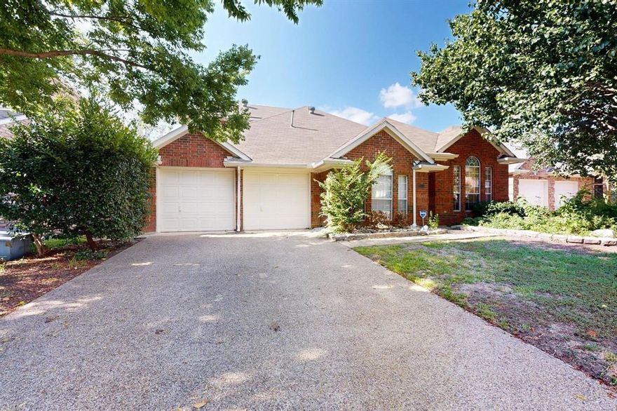 Beautiful brick residence situated on a well-maintained golf course lot! The main level offers spacious areas for both living and dining, complete with a wet bar and soaring vaulted ceilings. The kitchen is equipped with generous cabinet and countertop space. Upstairs, a versatile loft provides additional living or entertainment space. The primary suite includes a luxurious garden tub, double vanity, and an expansive walk-in closet with built-in shelving and a dedicated dressing area. Conveniently located close to parks, a movie theater, and exclusive country clubs.