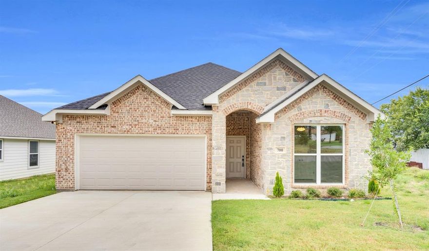 Discover this stunning new construction custom home at 700 N Church St, Ferris, TX 75125. This beautiful 3-bedroom, 2-bath residence features modern finishes throughout, spacious living areas, and a covered garage for your convenience. Nestled in a quiet cul-de-sac, the home offers a peaceful setting while providing easy access to major commuting routes. Perfectly blending style, comfort, and practicality, this property is an exceptional leasing opportunity you won’t want to miss!