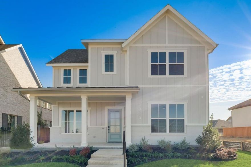 New construction on Honeycutt across from a Park and the state of the art Amenity Center with Fitness Facility, Tennis Courts, Pickle Ball Courts and in the most anticipated community in the United States! This Danbury plan shows like a Model with lots of upgrades from wood floors to waterfall countertop in gourmet kitchen and upgraded appliances. Primary suite showcases luxury shower for your personal oasis. This must see home is ready to close!