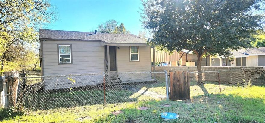 Welcome to 8525 Oak Haven ln in Dallas, this two bedrooms one bath home is great for first-time home buyers, or for anyone who want to customize or renovate this property. It has a huge backyard with plenty of outdoor space for gardening, entertaining, pets or future expansion. There is plenty of room to add value. The Roof and foundation were repaired approximately a year ago. Also the, AC system and water heather were replaced approximately a year ago.  No survey available. Buyers will need to buy One at buyers expects if needed. Property is being sold AS IS.