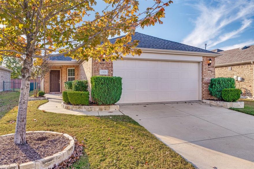 Welcome to resort-style living at its finest! This beautifully maintained single-story home is located within the highly sought-after, age-restricted community of Frisco Lakes by Del Webb. Designed for an active, low-maintenance lifestyle, this turnkey residence offers the perfect blend of comfort and community. The open-concept floor plan features expansive, easy-care tile flooring, a tray ceiling with recessed lighting, and a bright, welcoming atmosphere throughout. The gourmet kitchen is a showstopper, boasting crisp white cabinetry, rich granite countertops, a contrasting center island, and a full suite of appliances including a black gas range. Step outside to your private retreat—a fully screened-in covered patio that provides a serene, bug-free space for outdoor dining, entertaining, or quiet relaxation year-round. The tranquil primary suite features a dual-sink vanity and a separate walk-in tiled shower. As a resident of Frisco Lakes, you gain access to world-class amenities designed for health, hobby, and social engagement: Enjoy three amenity centers totaling over 40,000 square feet, featuring state-of-the-art fitness centers, an indoor walking track, a grand ballroom, and studios for arts & crafts. Take advantage of multiple outdoor and indoor pools, eight pickleball courts, tennis courts, and scenic walking-biking paths leading to the shores of Lake Lewisville. The community is wrapped around the beautiful Frisco Lakes Golf Club (18-hole course), offering residents convenient access to premier golf. Choose from over 100 resident clubs and groups, ensuring a vibrant social calendar is always available. This is more than a home; it's a lifestyle upgrade. Come see why Frisco Lakes remains the top destination for active adult living in North Texas!