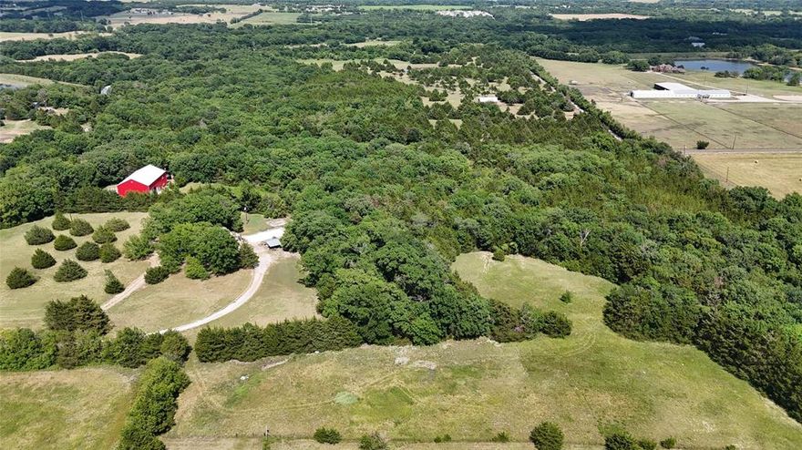 Beautiful 17.85 acres in rural Celina.  Outside the city limits in Collin County.  No deed restrictions.  Two structures on the property.  Value is in the land.  This gorgeous secluded property is a must see