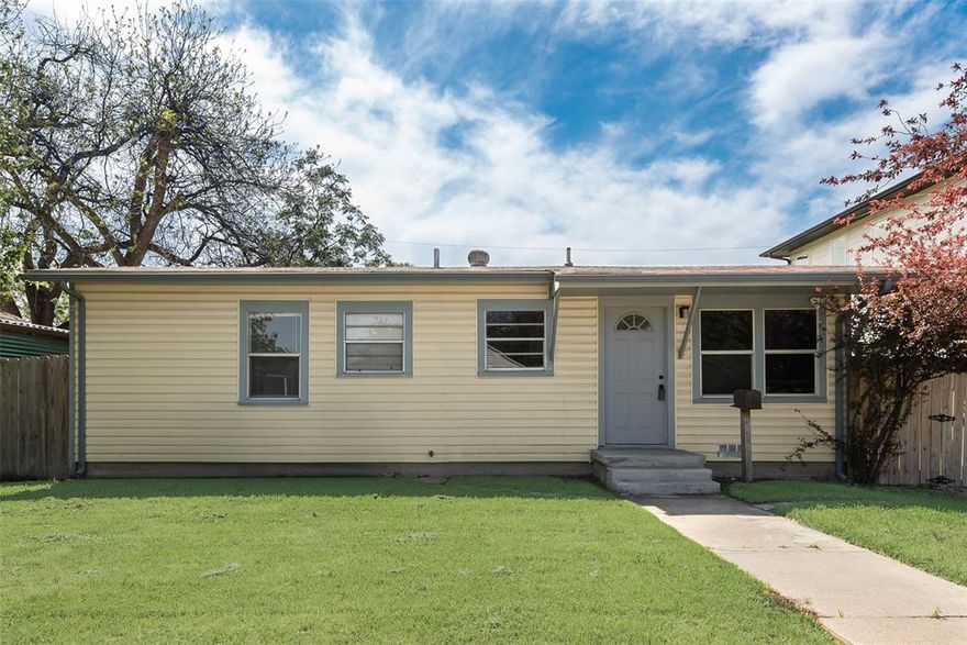 Charming Fort Worth Investment Opportunity – Priced to Sell! Discover incredible value with this versatile 2-bedroom, 1 bath home that serves perfectly as either a high-yield rental or an affordable primary residence. Boasting a proven track record with a previous rental income of $1,650 per month, this property offers immediate earning potential in a growing market. The interior features a functional layout highlighted by beautiful original hardwood floors and a dedicated laundry area, while the exterior provides a spacious, well-maintained backyard ideal for entertaining or future expansion. Nestled in an established neighborhood with convenient access to major roadways, schools, and local amenities, this home combines timeless character with a strategic location. Whether you are looking to expand your portfolio with a turnkey asset or secure a budget-friendly home with good bones, this property is a rare find -  schedule your showing today before it's gone!