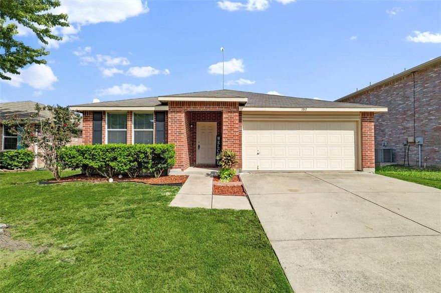 BACK ON THE MARKET!Welcome to Your Spacious Dream Home in a Prime Location!
Discover this beautifully maintained 4-bedroom, 2-bathroom home that's truly move-in ready. With a fantastic, flowing layout, you'll enjoy incredible living space, including two separate dining areas and two distinct living areas—perfect for entertaining, family life, or a home office setup. The interior boasts stunning newer flooring throughout the main areas, complemented by plush, comfortable carpet in all the bedrooms. The kitchen comes complete with nice appliances, ready for your culinary adventures.
Outside, relax in your private backyard secured by a privacy fence, or take a short stroll to the community pool. Situated in a wonderful neighborhood with close proximity to NWISD schools, this location is unbeatable. You're minutes from local restaurants, shopping, and major attractions like the Texas Motor Speedway and many other points of interest. Don't miss this opportunity! The home is back on the market because HOA requires buyer to live in house for 1 year prior to requesting to use as a rental property. Previous buyer was wanting to use as a rental only. all information deemed correct but not guaranteed. Buyer to confirm.