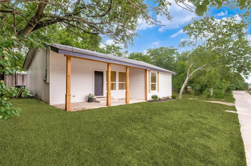 This beautifully reimagined 3-bedroom, 2-bathroom home has been taken down to the frame and rebuilt from the ground up — giving you the warmth and character of a classic small-town cottage with the peace of mind that comes with everything being brand new. From the studs to the finishes, every detail has been thoughtfully updated. Neutral tones throughout create a true blank canvas, ready for you to make it your own from day one. A spacious laundry room adds the everyday practicality modern families need. Outside, a generous quarter-acre lot framed by mature trees offers natural privacy, shade, and that rare feeling of space you just can't find in a newer subdivision. It's the kind of yard where kids play, gardens grow, and evenings stretch long. All of this sits in one of the most beloved small towns in North Texas — Midlothian. Don't wait on this one!