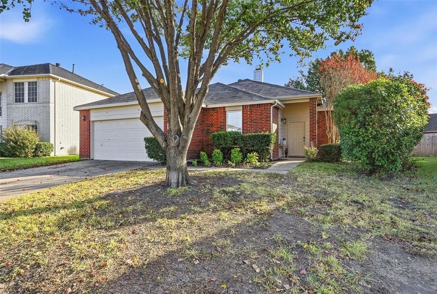 Welcome home to this beautifully refreshed gem in Fort Worth—tucked inside the highly sought-after Keller ISD! This spacious and inviting 3-bedroom, 2-bath home has been freshly touched up and feels brand new with its all-new flooring and light, modern updates throughout.

Step inside and be greeted by an open, airy floor plan that’s perfect for both relaxing evenings and weekend entertaining. The living area flows seamlessly into the kitchen and dining spaces, creating the heart of the home where everyone will want to gather. The kitchen includes all the essentials plus a refrigerator, so you can move right in without missing a beat.
You’ll love the primary suite, complete with a private en-suite bath and generous closet space. The additional bedrooms offer versatility—perfect for guests, a home office, or a creative space. Fresh paint and new floors make every room feel clean, bright, and move-in ready.
Enjoy outdoor living in your private backyard, ideal for morning coffee, grilling out, or unwinding under the Texas stars.
Located just minutes from shopping, dining, parks, and major highways, this home offers the perfect balance of convenience and comfort in a family-friendly neighborhood.
