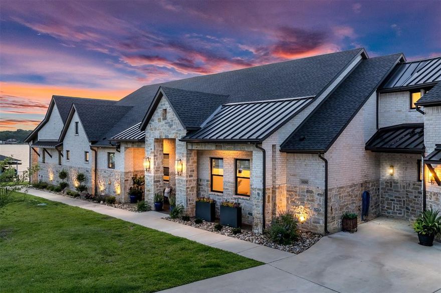 Experience the pinnacle of luxury lakefront living in this extraordinary custom-built home, located in Cedarview Estates, just minutes from town.
Built in 2022, this 4,370 sqft masterpiece sits on over 220 feet of prime open water frontage and blends timeless craftsmanship with modern amenities. Featuring three spacious bedrooms, each with its own ensuite bath, this home is thoughtfully designed for both upscale living and entertaining.
The chef’s kitchen is equipped with a premium appliance package, an oversized center island, abundant custom cabinetry, and a walk-in pantry—all designed with functionality in mind.
Upstairs, you’ll find a dedicated office and a spacious bunk room with three built-in queen beds, a full bathroom, and 650 square feet of flexible living space, perfect for hosting.
Step outside to your private two-story dock, accessible by elevator and loaded with premium features. Designed for fun and convenience, it includes a jumping ledge, a water slide, a lake and freshwater pump, and three boat lifts, all equipped with touchless covers, making lakeside living as effortless as possible.
Additional highlights include hand-scraped hardwood floors, full spray foam insulation, dual tankless water heaters, a fire sprinkler system, Sonos sound, outdoor fire features, a built-in dog bath, glass-encased wet bar, private boat ramp, and much, much more.
Whether you're seeking a peaceful escape or an entertainer’s paradise, this one-of-a-kind lakefront home has it all!