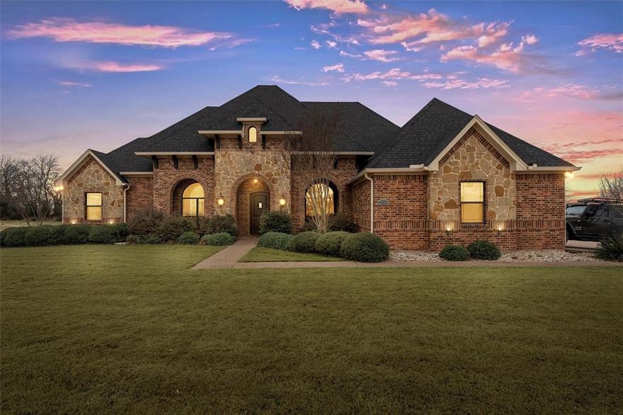 Stunning custom-built home on a private, beautifully landscaped 1.032-acre lot, featuring a saltwater pool and spa. Built in 2009 and meticulously maintained, this 4-bedroom, 3-bath home offers 2,744 sq ft per builder plans and showcases Tuscan-inspired design, high-end finishes and thoughtful upgrades throughout.