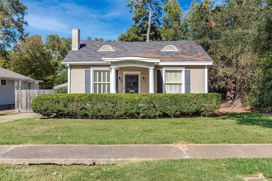 Darling little bungalow with fresh paint, new deck, stainless gas range, stainless fridge.  Move in ready.  Exercise room or office in addition to 3 bedrooms.  Hardwoods throughout.  This is your perfect little doll house!