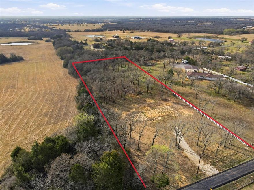 2.568 Acres - NO RESTRICTIONS - 6 Minutes to Downtown Cleburne

Rare opportunity to own 2.568 beautiful acres just 6 minutes from Downtown Cleburne, perfectly positioned along the Antique Alley main path. Whether you're ready to bring your mobile home, build your dream home, or invest in land with incredible flexibility, this property gives you the freedom to create exactly what you want.

NO RESTRICTIONS — bring your vision.

This unimproved tract has already had major groundwork completed. The property has been engineered and approved for septic, a dirt pad has already been dropped, and a driveway has been installed for easy access. Approximately 80 trees have been thoughtfully cleared while preserving a massive amount of mature trees that provide privacy, shade, and natural beauty throughout the property. The land is fully fenced, making it ideal for animals or simply securing your investment.

Enjoy the peaceful country setting while still being minutes from shopping, dining, and entertainment in Downtown Cleburne. Located along Antique Alley and close to Whipp Farm, this property offers both convenience and charm.

The heavy lifting has been started — now it’s ready for someone to bring it to life. Unrestricted acreage this close to town is rare. Don’t miss your chance to make it yours.