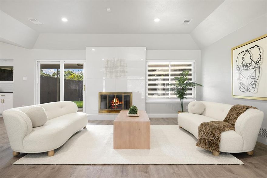 Discover sophisticated modern living in this gorgeously remodeled home, perfectly nestled in Dallas's highly sought-after Lovers Lane East neighborhood. This stunning 4-bedroom, 3 full bathroom residence spans over 2,650 sq ft, showcasing an artistic flair for style with the trendiest modern finishes throughout.
Step inside to an inviting open floor plan that seamlessly connects each elegant space, bathed in natural light. Designed for contemporary lifestyles, the home features a spacious second master suite, generous walk-in closets, and a versatile second living area. Enjoy the convenience of smart home technology and a cook's dream kitchen, complete with a double oven, soft-close drawers throughout, vaulted ceilings, and abundant storage.
The luxury extends to the private outdoor oasis, offering a large covered patio ideal for entertaining or quiet relaxation.  Additional outdoor amenities include a dedicated workshop, convenient dog run, and GENERATOR!

This home is truly a dream come true, offering unparalleled comfort and style. Its prime location places you just moments from the vibrant Lakewood scene, Old Town East Center, the serene White Rock Lake, world-class shopping at North Park Mall, and within walking distance of the scenic White Rock Trail. Recent updates include:  new carpet in bedrooms, fresh interior paint, HVAC duct cleaning, new Kohler faucet and hoses, new UIL box and fresh landscaping. Buyer will be required to purchase new survey.