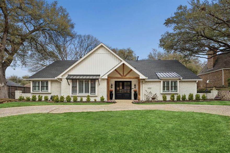 Located in coveted Merriman Park Estates, this move-in ready home with a pool is the perfect place to call home. Upon entering you will find a grand living room with vaulted ceiling and hardwood floors. A formal dining is currently being used as a secondary living area. The kitchen has a built in banquette and wrap around windows to create a perfect setting for the breakfast nook. The kitchen has with all white cabinetry and quartz countertops. Also near the kitchen is an oversized bedroom (great flex space) with a full bathroom located off of the hallway. This room also opens to the sunroom. On the other side of the house is the primary bedroom with gorgeous en-suite bath with dual sinks, tons of storage, a soaking tub and separate shower. Off of the hallway are two additional bedrooms, which share a full bathroom. The backyard has a covered porch, sparkling pool and nice landscaping for a serene setting. Current owners have made tons of updates that can’t be seen - from all new variable speed HVAC system, new PVC plumbing, new water heater and more. All to offer the Buyer a move in ready home with peace of mind, too!