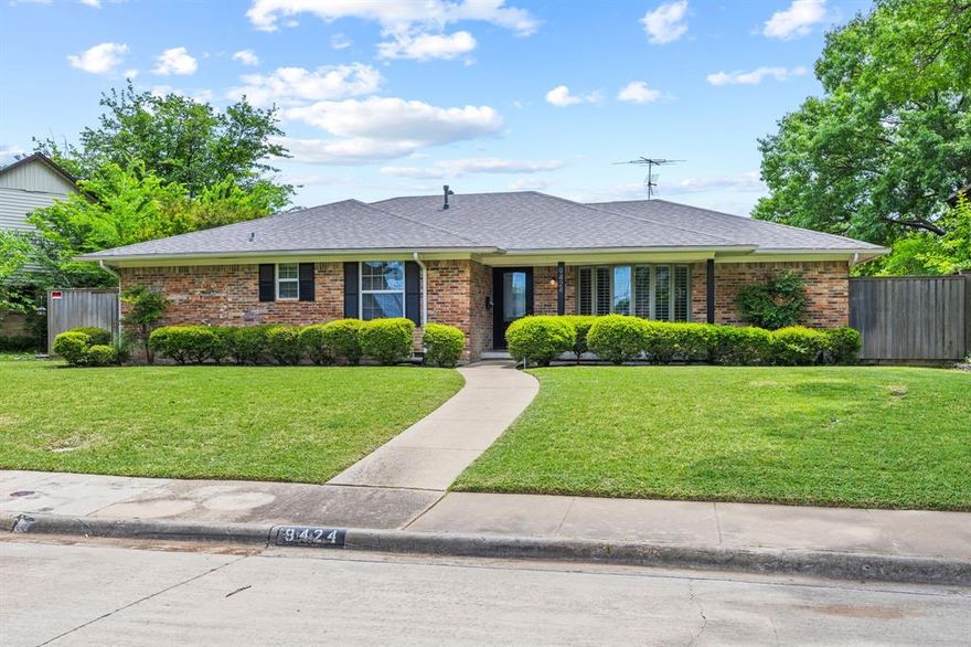 Welcome to this charming home in the highly desirable Forest Meadows neighborhood within Lake Highlands, where comfort, style, and convenience come together. This beautifully maintained residence features an open-concept layout that seamlessly connects the living room, kitchen, dining area, and family room, creating the perfect space for both everyday living and entertaining. The inviting family room showcases a cozy fireplace, offering a warm and welcoming atmosphere for gatherings or quiet evenings at home. The spacious primary suite serves as a true retreat, complete with dual walk-in closets and ample storage. Additionally, a dedicated office for home study provides the perfect space for remote work, study, or personal projects. Additional generously sized bedrooms provide flexibility for family, guests, or another home office. Step outside to a spacious backyard, ideal for outdoor entertaining, gardening, or simply relaxing in a private setting. Perfectly situated in the heart of Lake Highlands, this home offers easy access to I-635 and US-75, making commuting to downtown Dallas and surrounding areas a breeze. Enjoy being just minutes from shopping, dining, and entertainment, while also benefiting from highly regarded Richardson ISD schools, including Skyview Elementary, Forest Meadow Junior High, and Lake Highlands High School. Combining a prime location, spacious layout, and a peaceful neighborhood setting, this home is the perfect place to call home. Schedule your private showing today and experience all that this exceptional property has to offer.