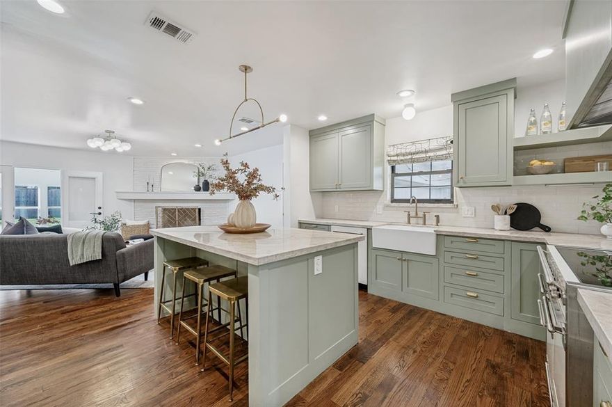 Tucked into Preston Hollow just moments from Preston Royal, this fully renovated home offers a rare opportunity to step into the neighborhood with both style and value.  Originally reimagined in 2020 as a personal home, the interior feel thoughtful and well considered throughout.  The kitchen stands out with its sage green cabinetry, adding warmth and character while anchoring the main living spaces.  Natural light, a dedicated office, and a sunroom create flexibility for both everyday living and working from home. 

Set on an oversized lot with a circle drive and room to expand, the property offers long-term potential - whether that's adding a pool, enhancing the exterior, or simply enjoying the scale of the lot as-is.  

For buyers looking to get into Preston Hollow under $900K with a home that already has personality and design in place, and walkable access to Preston Royal's shops and dining, this is a compelling opportunity.