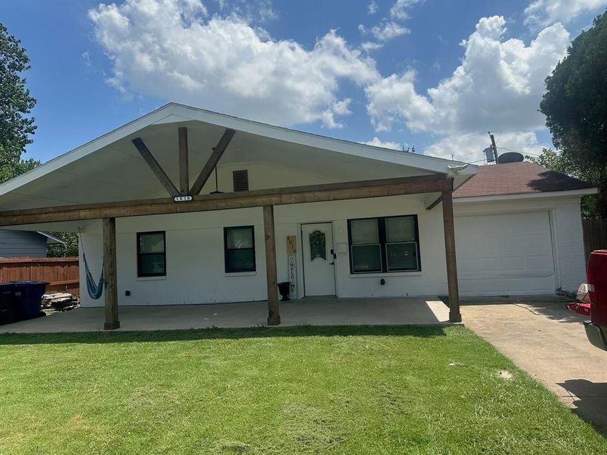 Looking for a perfect starter home, rental or AirBnB?    This property was recently redone and is ready for move-in or rental.   Possibly the best find in MxKinney!   Seller will consider including all furniture and appliances with acceptable offer.   All new flooring, lights and fans.   Awesome front porch is the place to be.... Come and take a look --- you will be surprised!