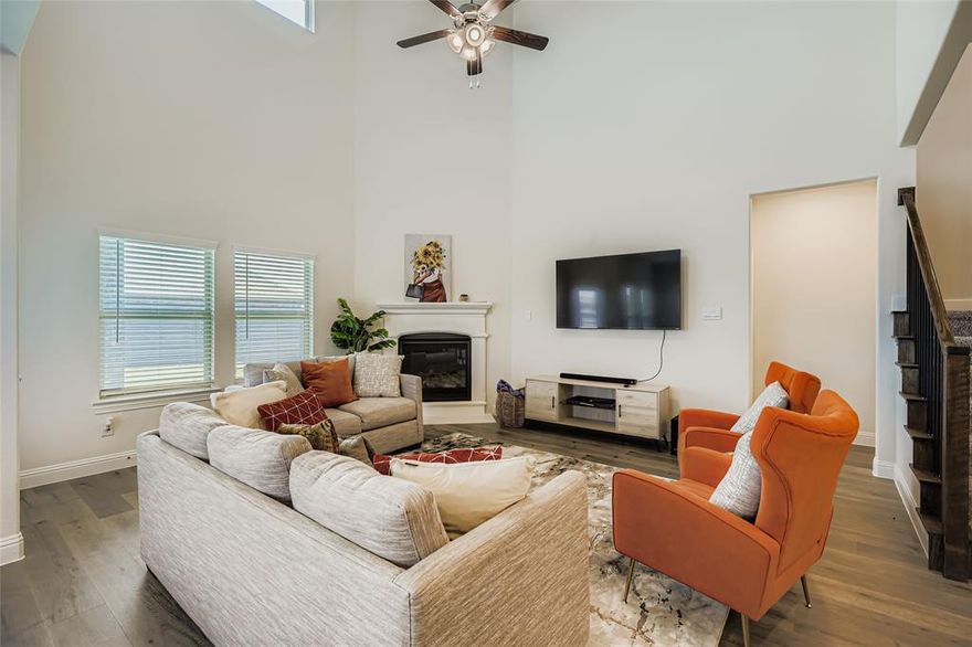 ***Seller is offering SELLER CONCESSION to use however you choose..toward closing costs, upgrades, or rate buy-downs!*** Welcome to your dream home in the highly sought-after master-planned community of Union Park, where lifestyle and future growth go hand in hand. This 4BD, 3BA home offers an open-concept floor plan designed for both daily living and entertaining. The heart of the home is the stylish kitchen with white cabinetry, granite countertops, stainless steel built-in oven and microwave, a large center island with seating, and a breakfast nook perfect for casual meals or morning coffee. The living area flows seamlessly from the kitchen, anchored by wood floors and filled with natural light, creating a warm and inviting space for gatherings. The private owner’s suite features a double vanity, a walk-in closet, and peaceful separation from the rest of the home. Upstairs offers two additional bedrooms and a versatile game room ideal for movie nights, play, or a home office retreat. Step outside to a spacious backyard with a covered patio perfect for grilling, relaxing, or morning quiet time. Life at Union Park means more than just a home; it’s a lifestyle. Resort-style amenities include front yard maintenance, pool, splash pad, fitness center, food truck park, catch-and-release pond, dog park, playgrounds, open-air pavilion, plus miles of scenic trails and green space. With regular events and a strong sense of connection, Union Park offers both growth and neighborly charm. Convenience is within reach with Costco, HEB, and Kroger nearby, and top-rated Union Park Elementary just steps away for easy school drop-offs.