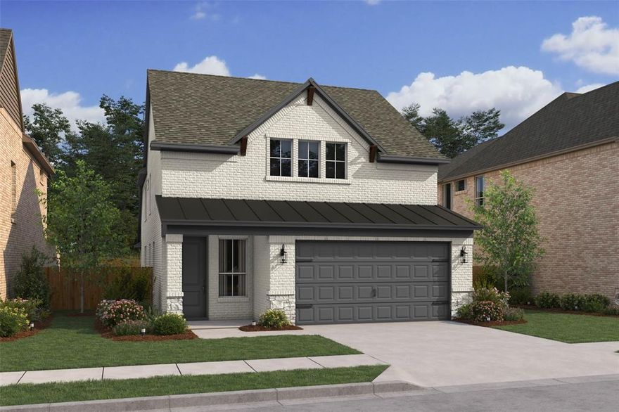 Fabulous two-story home located at Heath Golf and Yacht Club in Heath! Laminate flooring guides you from the foyer and into the open living space boasting the kitchen, dining area, and great room. Enjoy impressive features such a kitchen island, quartz countertops, accent pendant lighting, pewter grey cabinets, and stainless steel appliances. Escape to your primary suite through a private entry off the great room. Just steps away, enjoy your spacious primary bath that has a large walk-in closet. The staircase draws you up to the second story which hosts a large loft, 3 secondary bedrooms and a full bath.