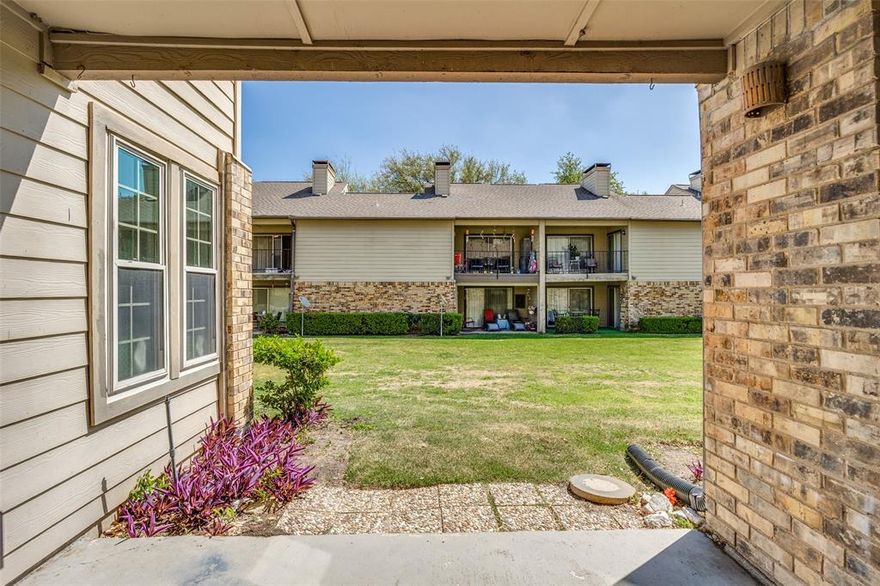 Tucked inside the gated community of Prestonwood Green Condominiums, this beautifully updated first floor condo offers both comfort and convenience in a prime North Dallas location. Freshly painted with new flooring throughout, the space feels light, bright, and move in ready. Large, newer windows bring in an abundance of natural light, creating a warm and inviting atmosphere.

The functional layout is complemented by everyday conveniences, including a washer, dryer, and refrigerator, all included, making this an easy choice for a lock and leave lifestyle or low maintenance living. Covered parking adds an extra layer of ease.

Ideally situated just minutes from Preston Road and the Dallas North Tollway, with quick access to dining, shopping, and all the energy of Belt Line, this location puts everything you need right at your fingertips. 

HOA includes Water, Trash, Sewer.
