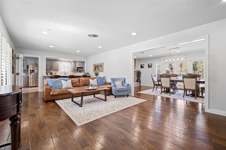 Tucked away on a quiet cul-de-sac in the coveted Foster Park neighborhood, this impeccably renovated 3-bedroom, 2-bath residence offers a rare blend of sophistication, comfort, and timeless curb appeal.

Inside, the home unfolds into a beautifully reimagined interior where thoughtful design meets effortless livability. The open-concept layout is anchored by a stunning, fully renovated kitchen — a true centerpiece featuring expansive counter space, elevated finishes, and an oversized breakfast bar designed for both casual mornings and elegant entertaining. The adjacent living space is warmed by a newly updated gas fireplace, creating an inviting atmosphere perfect for intimate gatherings or cozy evenings at home.

Every detail has been carefully curated, from the completely renovated bathrooms to the seamless flow between indoor and outdoor living. Step outside to a refined patio finished in natural stone, surrounded by professionally enhanced landscaping that elevates both the front and backyard. With over $75,000 in upgrades, this home reflects a level of quality and care that is immediately felt.

The expansive backyard offers exceptional versatility — whether envisioned as a private retreat, an entertainer’s oasis, or the future site of a guest house or executive home office.

Zoned to Overton Park Elementary and set within one of Fort Worth’s most desirable enclaves for discerning buyers, this residence presents a rare opportunity to own a turnkey home that effortlessly combines location, design, and lifestyle.