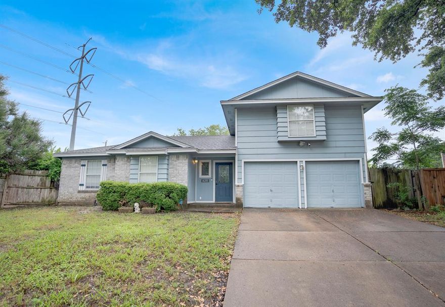 Come today and take a look at this gorgeous two story 5 bedrooms and 3 bathrooms nestled in southeast Arlington. This home features a vaulted ceiling with exposed wood beams and a wood-burning fireplace to warm up the living room. Kitchen has stainless steel appliances and granite countertop that opens into a nice dining area. Enjoy the huge backyard that is perfect for entertainment and Relax on the covered back patio with a bar and entertainment system. Some updates that has been done is fresh interior paint, updated electrical, and plumbing. Many energy-saving upgrades include newer 50 yr roof, HVAC upgraded with a UV light, radiant barrier, additional insulation and a whole-house water softening system. Enjoy the convenience of quick access to major highways, making commuting a breeze. Minutes from 360 & I-20. Don't miss out on the opportunity. Seller paying title policy.