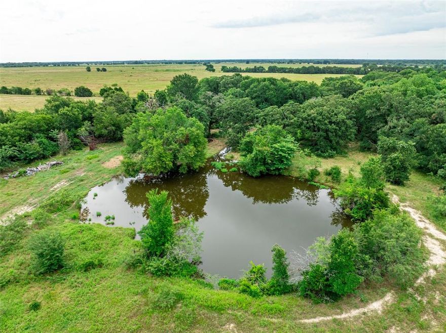 Scenic and versatile property nestled in east-central Navarro County, just minutes from Corsicana. Blend of wooded cover and open pasture, the land is perfectly suited for livestock operation or recreational use. Property is fenced and cross-fenced with 5 separate pastures. Native hardwoods and good drainage. 4,700 feet of frontage along both sides of Rush Creek, with 4 additional ponds providing reliable water sources for both livestock and native wildlife.