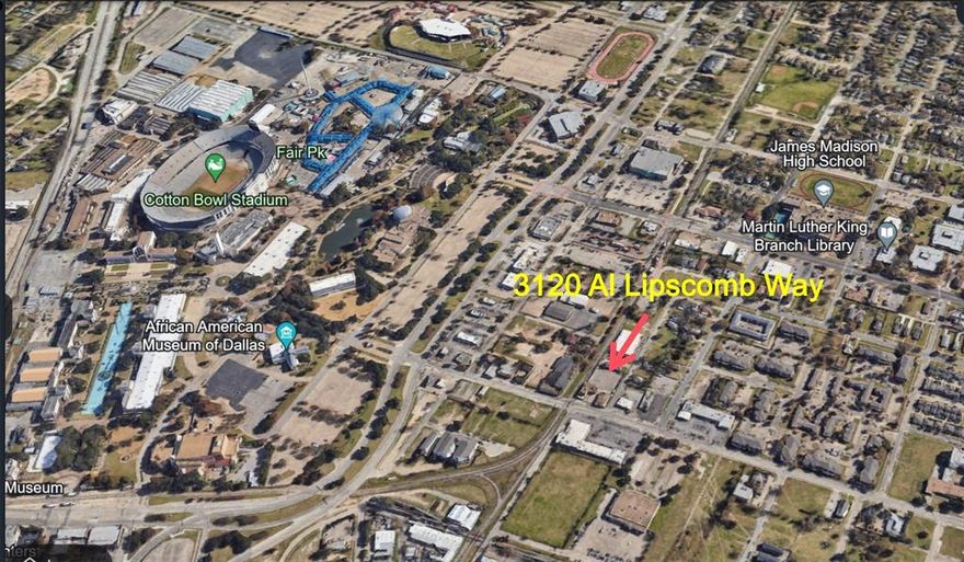 DEVELOPMENT OPPORTUNITY. This is an outstanding development opportunity located within a quarter mile of Dallas Fair Park. The site is within PD 595. The PD document is included in Transaction Desk. There is no current survey or building plans.