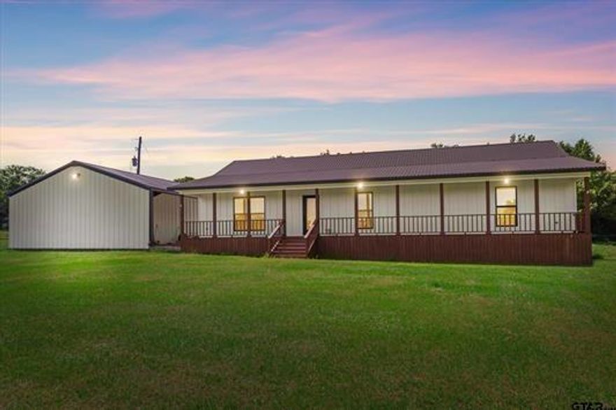 This 17+ acre property in Mineola has everything you need and more. The main house is 1,920 sqft with an open floor plan that feels bright and spacious. You’ll love the front and back porches that run the length of the house, great for enjoying a morning coffee or unwinding after a long day.

For anyone who needs space, this property has it. There’s a 30x30 carport, a 30x30 insulated shop, and a 40x40 two-bay shop...plenty of room for vehicles, tools, or whatever projects you’ve got going on. 

The second home is an older 2-bedroom, 2-bath that could use some work, but with a little TLC, it could be a great guest house, rental, or the start of your own family compound. 

Everything is being sold together, so whether you’re looking for space to grow, work, or just enjoy, this property in Mineola has it all. Schedule your showing today!