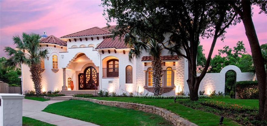 TEMPORARILY REDUCED to $2,250,000 for a CLOSING PRIOR TO Dec. 31,2021. *** Newly Remodeled Mediterranean Masterpiece on .55 acres  nestled in the sought after Creeks of Willow Bend. A lavish double door entrance leads to a wood and iron spiral staircase underneath an exquisite dome ceiling. Panoramic views, striking focal points, intricate moldings and dramatic arch doors are just a few of the appointments that make this home truly unique. Specialty rooms include 1st floor In Law Suite, Gym, Office, and Theatre. Enclosed by mature trees, this breathtaking outdoor oasis includes a large pool with water feature, Kiddie Pool, Outdoor Shower, Fire Pit and Pergola plus priceless views.
