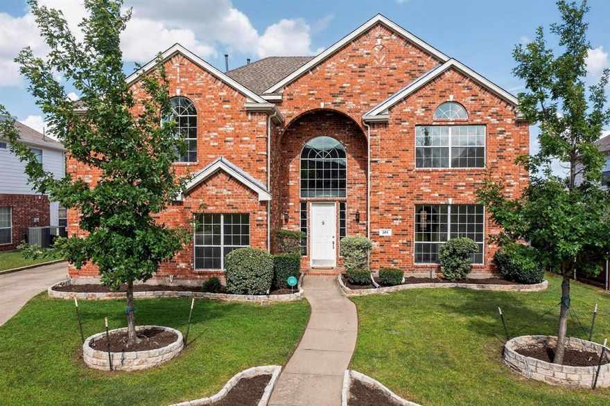 Stunning 6-Bedroom, 4-Bath Family Home in Desirable Community! Welcome to this spacious 4100 sq ft gem, ideal for multi-generational living or entertaining. Featuring 6 spacious bedrooms, including two downstairs, this home offers flexibility and comfort. Enjoy brand-new carpet, luxurious LVP flooring, and a freshly painted interior. The updated eat-in kitchen shines with refinished cabinets and new stainless steel appliances. The dedicated theater room boasts a 75in Sony 4K TV with 3D, premium audio via in-wall SpeakerCraft speakers, a Klipsch subwoofer, and 700W Pioneer Elite AV receiver. Includes a brand new roof, smart home features including security, thermostat, garage door, and hard-wired Ethernet in family and media rooms. Warranty coverage includes roof, HVAC, appliances, flooring, garage door, and alarm system.