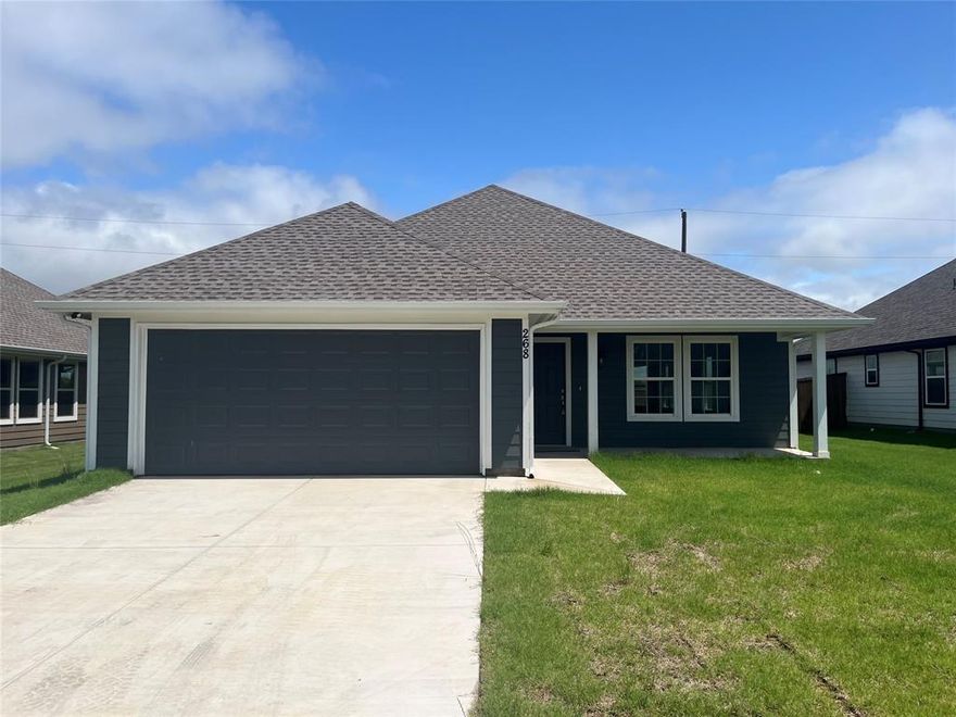 Welcome to your dream home! This beautifully crafted new construction by Dexter Avenue Homes is move-in ready and packed with stylish finishes and thoughtful design throughout. Step inside to discover spacious open-concept living highlighted by wood-look tile flooring that brings warmth and durability to all common areas. The heart of the home is the spacious kitchen, featuring a large central island, elegant granite countertops, and a generously sized walk-in pantry—perfect for entertaining and everyday living. Natural light pours into the dining and living areas through multiple large windows, creating a bright, inviting space. The primary suite offers a private retreat with a walk-in closet and a luxurious en-suite bath finished with granite details. Additional bedrooms also include walk-in closets, providing ample storage throughout. This home is foam encapsulated for exceptional energy efficiency, keeping utility costs low and comfort high year-round.

Don’t miss this opportunity to own a stunning, energy-efficient home in the growing community of Trenton, TX. Schedule your private tour today!