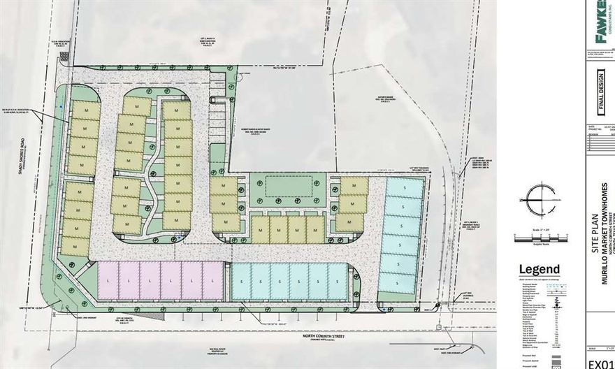 Fully approved, 50 unit townhome development for sale in Corinth, Texas. Project includes complete engineered drawings, architectural plans, geotech, topography survey, ALTA survey, full approvals and everything else that a developer will need to file for a building permit and start digging! Bids are also included in development packet along with proforma that shows projected developer profit.
Price: $2,250,000 (land + plans)

Acreage: 2.14 acre

Units: 50

Individual unit mix:

32 units: 3 bed, 2.5 bath, 2 car garage (1499 sqft)

12 units: 4 bed, 3.5 bath, 2 car garage (2228 sqft)

6 units: live work units: 3 bed, 3 bath, 2 car garage (2174 sqft)