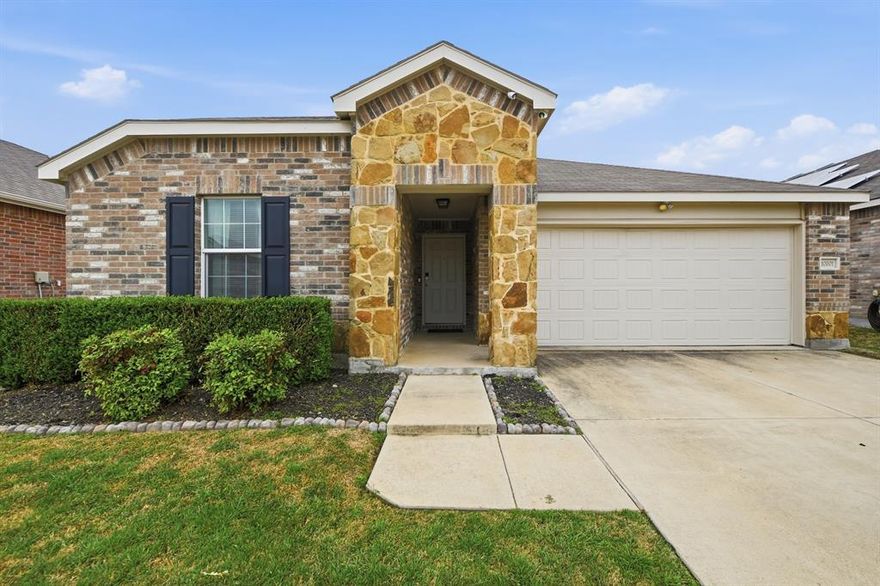 Built in 2016 and zoned to Northwest ISD, this move-in ready single-story checks all the boxes. Clean, open layout with wood flooring in the main living area, a tray ceiling that adds depth, and natural flow into the kitchen and dining space.The kitchen stands out with granite countertops, plenty of cabinet space, and a large island that works for both everyday use and hosting. Split bedroom design gives the primary suite privacy from the secondary rooms. Out back, you’ve got a fully fenced yard with enough space to actually use not just look at. Well maintained, functional, and in a location that continues to see strong demand. If you’ve been waiting for something that doesn’t need work and makes sense, this is it!