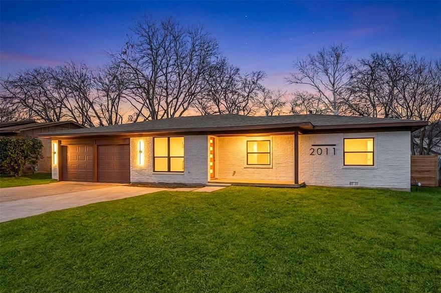 Welcome to this beautifully remodeled 3-bedroom, 2 full-bath home in the heart of Arlington, TX. Conveniently located near Highway 360 and just minutes from AT&T Stadium, this home offers the perfect blend of comfort, style, and accessibility. Step inside to discover a bright and inviting layout featuring new stainless-steel appliances, updated finishes throughout, and a thoughtfully designed living space. The cozy living area showcases a stunning fireplace with an electric insert, creating the perfect atmosphere for relaxing evenings. The dining area is highlighted by a large window that fills the space with natural light, enhancing the home’s warm and welcoming feel. Enjoy outdoor living in the spacious backyard, ideal for entertaining, family gatherings, or simply unwinding outdoors. The home has been fully updated for buyers’ peace of mind, making it truly move-in ready. Located close to schools, shopping, dining, and major entertainment, this is an incredible opportunity for a family or buyer looking to enjoy all that Arlington has to offer. Don’t miss this amazing home—schedule your showing today!