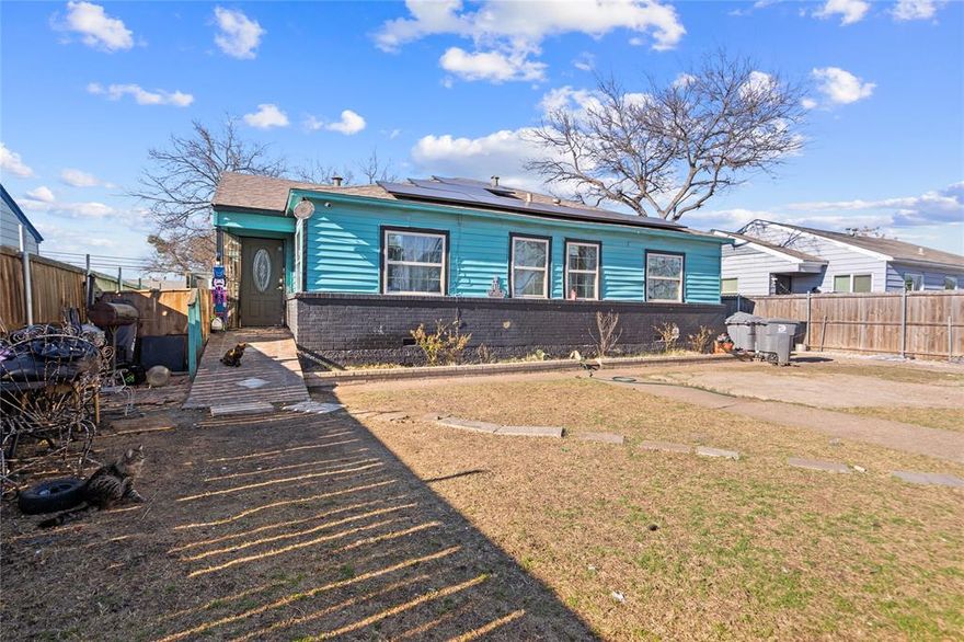 Well-maintained 4 bedroom, 2 bath home located in Dallas, TX 75216. This property features a functional floor plan with a spacious living area, dedicated dining space, and comfortable bedrooms. The kitchen offers ample cabinet storage and workspace.The primary bedroom includes a private bath, and the additional bedrooms provide flexibility for guests, office space, or other needs. The backyard offers plenty of room for outdoor activities and entertaining.Conveniently located near major highways, shopping, dining, and schools. Great opportunity for owner-occupants .Schedule your showing today.