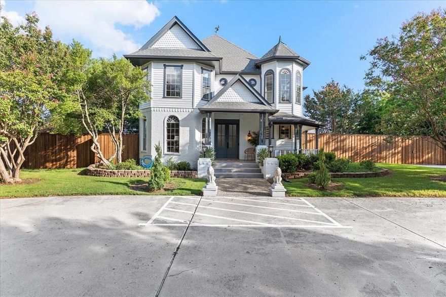 Welcome to Your Private Oasis in Rowlett!
Discover this stunning 3,874 sq. ft. luxury home nestled on a serene 2.48-acre private estate, just half a mile from George Bush Turnpike and Firewheel Town Center. This property is truly one-of-a-kind, offering a perfect blend of elegance, comfort, and resort-style living.

The main residence boasts 4 spacious bedrooms, elegant fixtures, and designer upgrades throughout—including quartz countertops, porcelain backsplash, and sparkling crystal chandeliers. With a new roof and new AC units, peace of mind comes standard.

Step outside and experience an entertainer’s dream! The property features:
ADU's are all fully furnished with brand new furnitures and it all can come with acceptable offer.

Two fully furnished barn-style guest houses and a guest house with camping area.
A charming cabin retreat
Picturesque vineyard & pond
Metal garage,workshop and lots of parking area for boats , RV and multiple vehicles.
Pavilion & outdoor spa

Whether you’re seeking multi-generational living, short-term rental opportunities, or a private retreat, this estate offers unmatched versatility and value. Your dream of hosting unforgettable gatherings, creating a family compound, or generating income through short-term rentals, this property delivers.

Location, luxury, and lifestyle—this property has it all. Don’t miss your chance to own a rare gem in Rowlett!POOL permit is ready and could be done in 3 weeks time if buyer decides to add it.