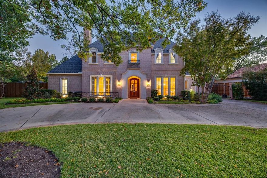 This property is in the prime location of Preston Hollow, close to many private schools, great restaurants and shopping. On a quiet street, this home sits on more than a half acre with plenty of backyard space to relax and enjoy! Light and bright with 5 beds, 4 baths and the Primary Suite down. With 3 separate living areas, a family room open to the kitchen and breakfast area and a formal dining room, the home has great flow for entertaining. Recent improvements include new carpet throughout, paint, refinished wood flooring, etc. Gorgeous pool and a 3 car garage complete this beautiful property that is ready for your personal touches. Built in 1998 by Gage Custom homes with only 2 owners to date. Don't miss this one!