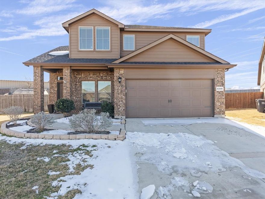 Beautiful, well-maintained 3-bedroom, 2-bath home with an oversized backyard. Home features granite countertops in the kitchen, refrigerator included, a separate formal dining area or home office downstairs, and an upstairs game room. Situated on a cul-de-sac lot with covered back patio. Located in the Eagle Mountain ISD near Eagle Mountain Lake. Convenient access to Fort Worth NAS JRB, shopping, dining, and schools. Please contact for buyer incentives, licensed agents please view private remarks.