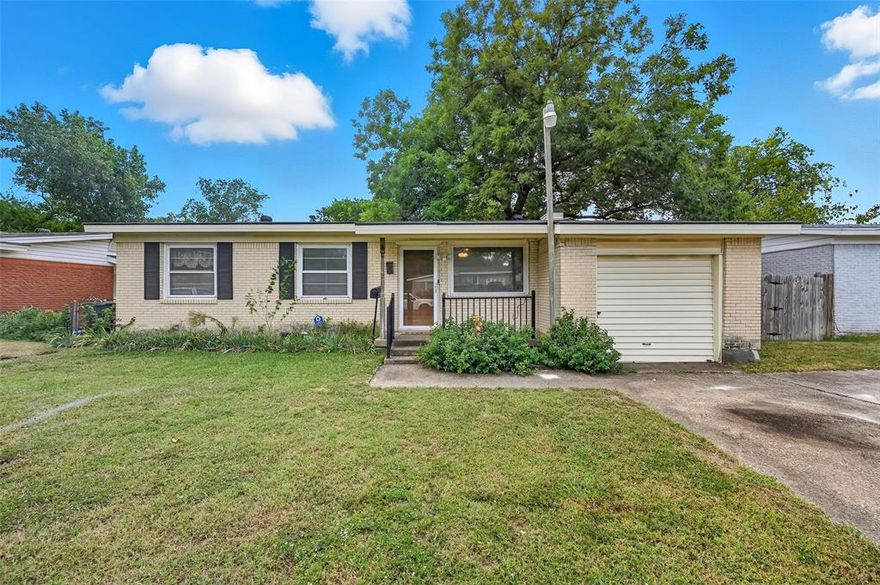 Charming Home in Shiloh Park! Welcome to this lovely three-bedroom home full of potential and charm! The warm wood flooring throughout adds a cozy touch, and the spacious backyard is perfect for outdoor fun or entertaining. A great starter home where you can truly make it your own! Conveniently located near shopping, dining, and White Rock Lake with easy access to major highways — this home offers comfort and convenience in a great location.