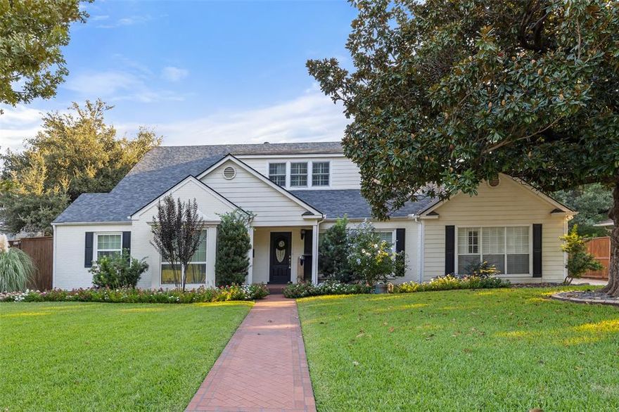 Ideally located on a charming Monticello street, this home features two living areas, two fireplaces, and a spacious primary suite. The upstairs fourth bedroom with a full bath could also serve as an additional living space. A bonus room off the kitchen provides the perfect office or craft area with ample storage.  Enjoy a large backyard with a vaulted covered patio and plenty of room for a pool, outdoor kitchen, or future addition. The home also includes a one-car garage with convenient kitchen access.