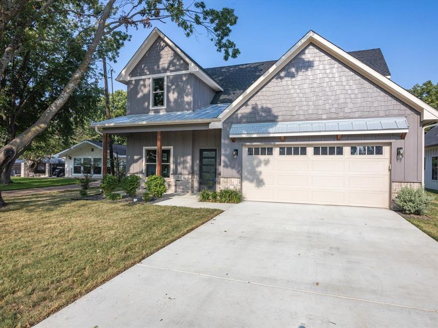 Stunning newer build, on large lot, in established lake community.  Property is not located on the water but has water views from the front & back. You do have boat ramp access through the POA.  Best of both worlds...no dock maintenance yet easy access to the water. Home features lots of upgrades including beautiful hand scraped hardwood floors.  Kitchen features tons of storage & counter space with a HUGE island, eye catching light fixtures and single basin apron sink. Kitchen is open to dining and living. Living has lots of natural light and corner fireplace. Master is spacious with built in bedside lighting and beautiful natural lighting. Bathroom is amazing! Double sinks spread across one long vanity with HUGE walk-in tiled shower and a closet large enough to double as a 4th bedroom.  Closet features a built-in make up vanity in the closet SO ALL THE THINGS AREN'T OUT. Genius! There's storage under the stairs in the house as well. Backyard has a brand new 6', board on board with cap, stained privacy fence with wrought iron at the back for the views. Come check this out.
