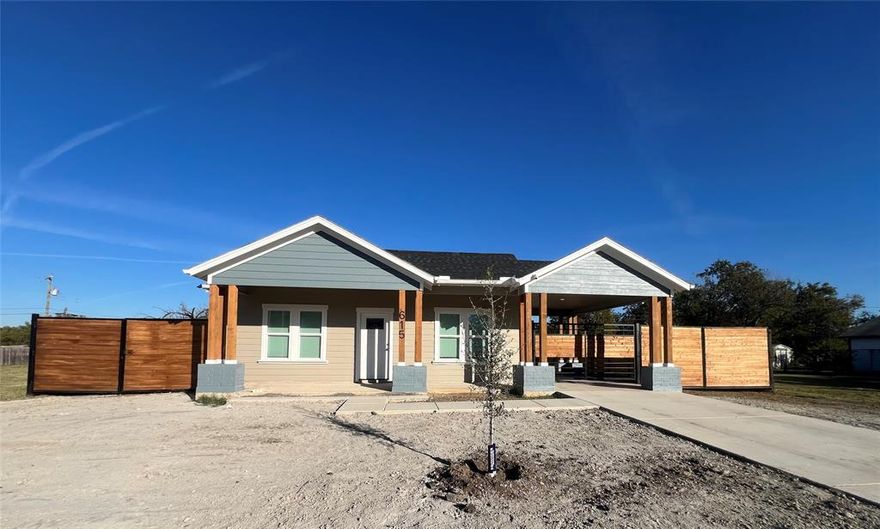 Discover modern living in this brand-new, beautifully crafted 3-bedroom, 2-bath home located just 7 minutes from Downtown Fort Worth and only 13 minutes from the historic Stockyards. Enjoy the perfect blend of city convenience and peaceful comfort in this spacious, thoughtfully designed property.
Step inside to an open-concept floor plan featuring abundant natural light, and stylish finishes throughout. The kitchen boasts sleek countertops, modern cabinetry, and stainless-steel appliances — ideal for both everyday living and entertaining.
The primary suite offers a serene retreat with a walk-in closet and a private shower. Two additional bedrooms provide plenty of space for family, guests, or a home office. Outside, you’ll find a large backyard perfect for gatherings, relaxation, or future landscaping dreams. With its prime location, modern amenities, and quality craftsmanship, this home is ready to welcome you with comfort and style.
Call or text for more information.