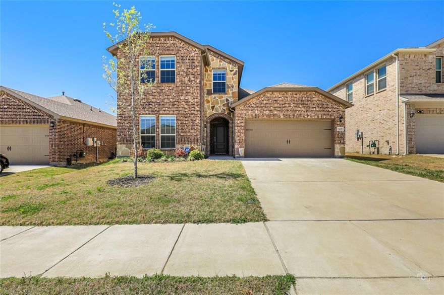 **Motivated Seller, will pay off Solar Loan at closing.** Beautifully designed 4-bedroom, 3-bath home in Melissa ISD with a flexible layout and modern finishes throughout. Featuring two bedrooms on the main level plus a spacious game room upstairs, this home offers the ideal setup for everyday living, entertaining, work, or play.
The open-concept kitchen is the heart of the home with granite countertops, 36-inch cabinets, stainless steel appliances, and plenty of prep space flowing into the living and dining areas. Energy-efficient features include solar panels that keep the utility bill around just $40 a month for the hookup fee, plus a tankless water heater, radiant barrier, and smart home package. Outside, enjoy a large covered patio perfect for relaxing or hosting guests. A great option for first-time buyers or investors, especially for those who may not be able to take advantage of builder specials.