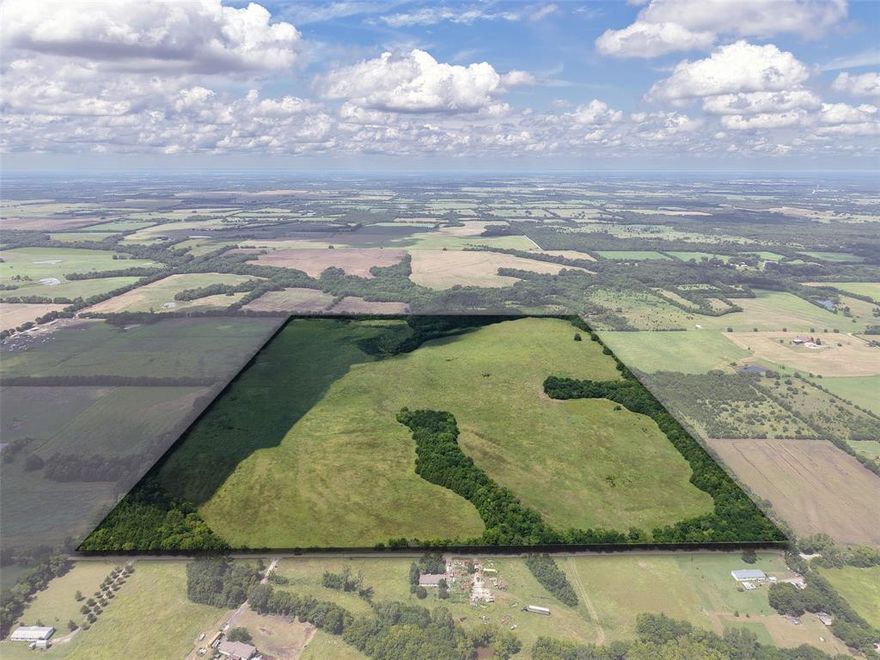 The tract is well positioned to take advantage of the exciting North Texas population growth.  The SH 121 Corridor with its close proximity to McKinney, Sherman Denison and Bonham, allows the tract to have great access to these communities.

2,000 feet of frontage on CR 4145

1.5 miles to FM 3297

1 mile to FM 121

Current Zoning: Unzoned

Utilities:
 Water: Southwest Fannin County
 (SUD)
 Electric: Fannin County Electric
 Co-Op

Bonham ISD

Asking Price:  $19,000 Per Acre